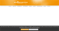 Desktop Screenshot of musikschule-spn.de