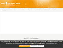 Tablet Screenshot of musikschule-spn.de